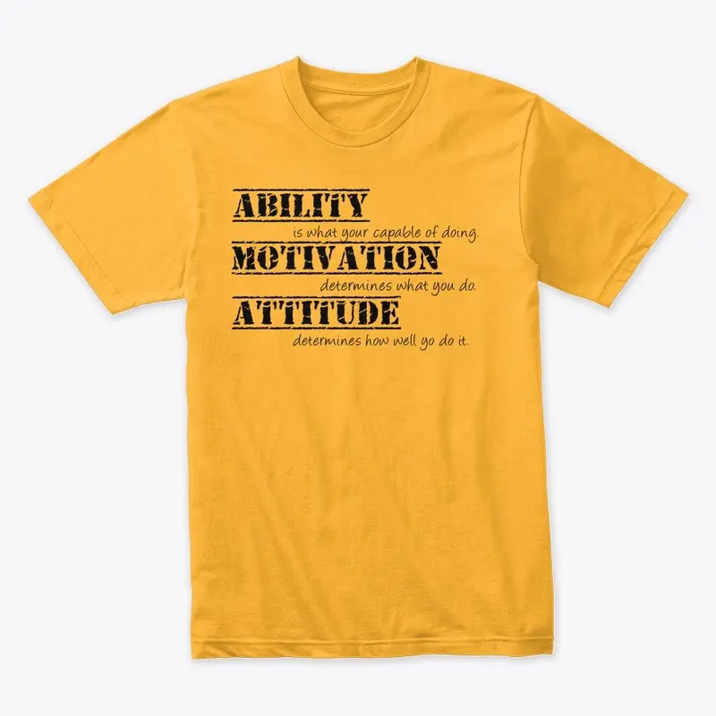 Ability motivation attitude define